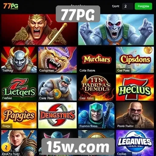 Análise dos jogos mais populares do site 77PG